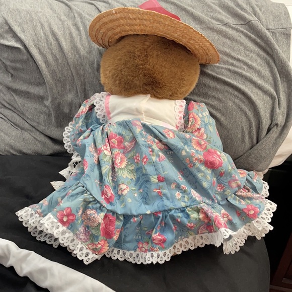 Victorian Girl Teddy Bear NWOT - Picture 2 of 3